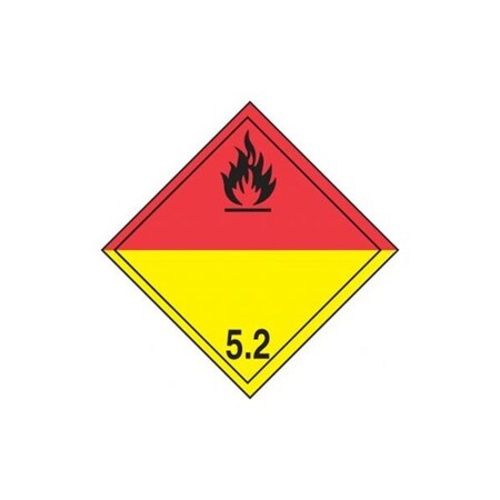 Accuform TDG PLACARD CLASS 5 273MM X 273MM TCP533MG25 TCP533MG25